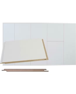 MALER 6X160x1200 MDF VALKOINEN PANEELI Main Image