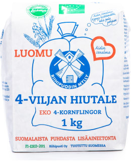 Riihipuoti Äidin Unelma Luomu 1kg 4-viljanhiutale Main Image