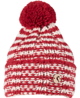 SALON 27944 BEANIE WOOL STRIPED RED Main Image