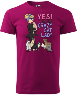 MIKEBON  CRAZY CAT LADY 6590-M T-PAITA Main Image