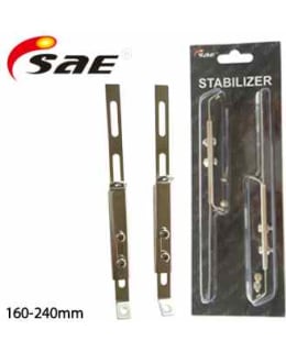 SEEKER KROMI MUSTA 2KPL LISÄVALOTUKI LIT Main Image