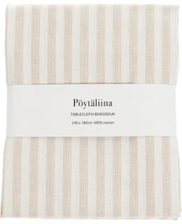 AMANDA B STRIPE 140X180CM BE PÖYTÄLIINA Main Image