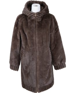 AMANDA B 27129-TRUSKEA-L W FAUX FUR COAT Main Image