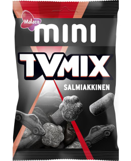 Malaco Mini Tv Mix Salmiakkinen 110 g karkkipussi Main Image