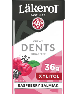 LÄKEROL DENTS RASPB SALM 36G KS.PASTILLI Main Image