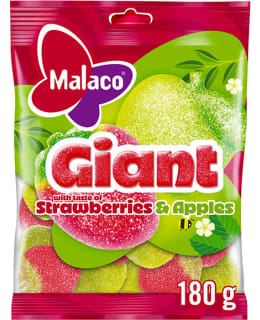 MALACO GIANT STRAWB&APPLES 180G PUSSI Main Image