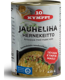 Ten 435g minced beef and pea soup Main Image