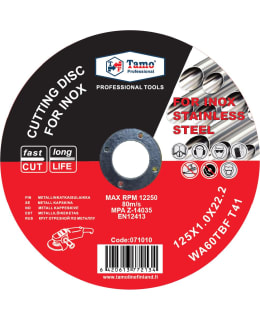 TAMO METALLIKATKAILAIKKA 125X1X22,2 INOX Main Image