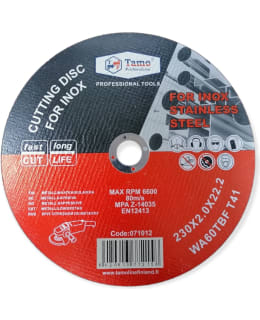 TAMO METALLINKATKAILAIKKA 230x2,0MM INOX Main Image