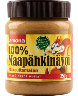 Amona 350g unsweetened peanut butter Main Image