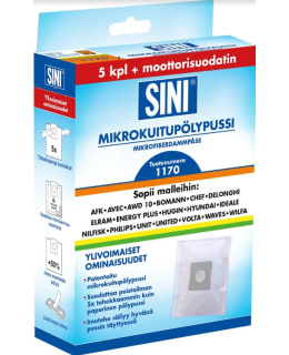 SINI S51170 5 KPL MIKROKUITUPÖLYPUSSI Main Image