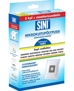 SINI S51685 5 KPL MIKROKUITUPÖLYPUSSI Main Image