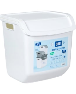 SINI VALKOINEN L-KOKO KIERRÄTYSASTIA Main Image