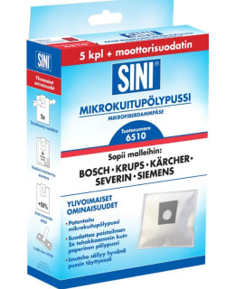 SINI S56510 5 KPL MIKROKUITUPÖLYPUSSI Main Image