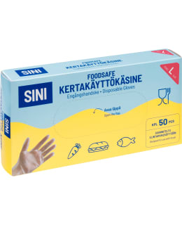 SINI FOODSAFE 50PCS L DISPOSABLE GLOVES Main Image