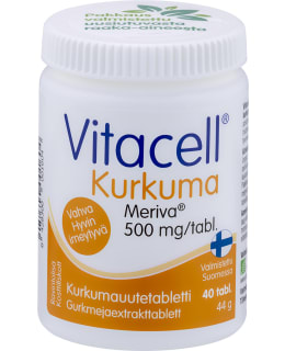 VITACELL KURKUMA 40TABL RAVINTOLISÄ Main Image