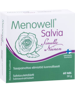 MENOWELL SALVIA 60TABL RAVINTOLISÄ Main Image