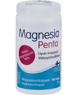 MAGNESIA PENTA MAGN 100KAPS RAVINTOLISÄ Main Image