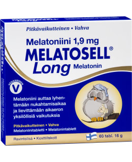 MELATOSELL 60TABL 1,9MG LONG MELATONIINI Main Image
