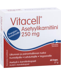 VITACELL ASETYYLIKARN 60KAPS RAVINTOLISÄ Main Image