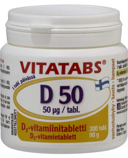 Vitabs D 50 µg D-vitamiinivalmiste Main Image
