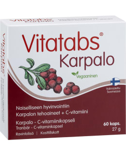 VITATABS KARPALO C 60KAPS RAVINTOLISÄ Main Image