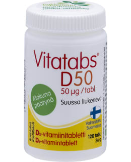 VITATABS PÄÄR. 50MG 120 TABL D3VITAM. Main Image
