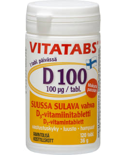 VITATABS PASS 100MG 120 TABL. D3VITAM. Main Image