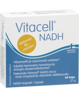 VITACELL NADH 60KAPS. RAVINTOLISÄ Main Image
