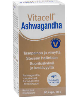 VITACELL ASHWAGANDHA 60KAPS RAV.LISÄ Main Image