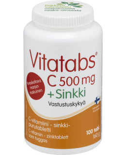 VITATABS C 500MG+SINKKI 100TABL RAV.LISÄ Main Image