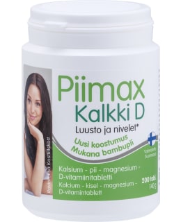 PIIMAX KALKKI D 200 TABL. RAVINTOLISÄ Main Image