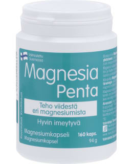 MAGNESIA PENTA 160 KAPS RAVINTOLISÄ Main Image