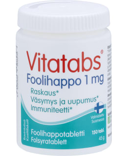 VITATABS FOOLIHAPPO 150 TABL RAVINTOLISÄ Main Image