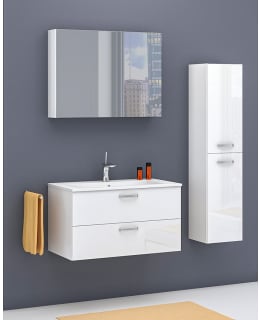 KIBA TOSCANA 80CM VALKOINEN KALUSTERYHMÄ Main Image