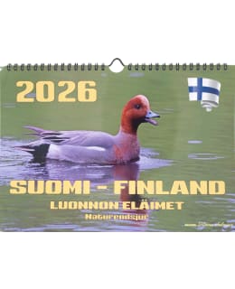 AIKA A4 ELÄIMET 2026 SEINÄKALENTERI Main Image