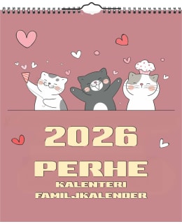 AIKA A4 2026 PERHEKALENTERI Main Image