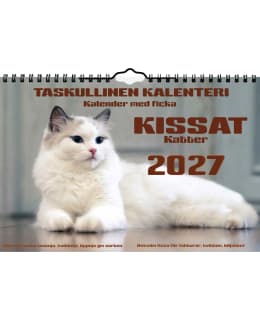 AIKA KISSAT 2027 SEINÄTASKUKALENTERI Main Image