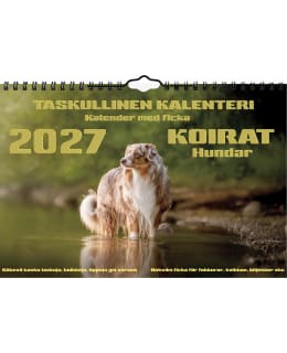 AIKA KOIRAT 2027 SEINÄTASKUKALENTERI Main Image