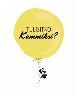 KIRPUNKOTI KELTAINEN KUMMIKORTTI Main Image