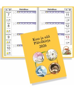KUU JA SÄÄ 2026 PÄIVÄKIRJA Main Image