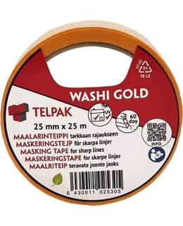 TELPAK 25MM X 25M GOLD WASHITEIPPI Main Image