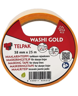 TELPAK 38MM X 25M GOLD WASHITEIPPI Main Image