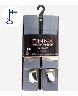 BOXER OL207 H-MODEL SUSPENDERS BLU/GREY Main Image