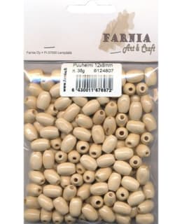 FARNIA 12X8MM N. 38G VALKOINEN PUUHELMI Main Image