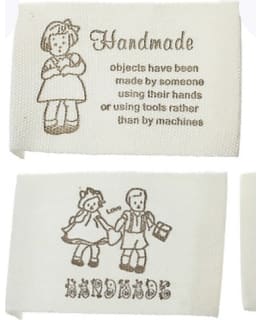 FARNIA 10KPL 47X25MM KANGASMERKKI Main Image