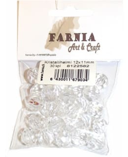 FARNIA 12X11MM 30KPL KRISTALLIHELMI Main Image