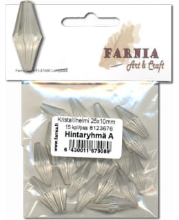 FARNIA 25X10MM 15KPL KRISTALLIHELMI Main Image