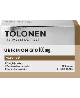 TOLONEN UBIKINON Q10 180KAPS RAVINTOLISÄ Main Image