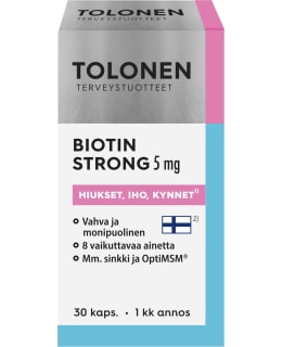 TOLONEN BIOTIN STRONG 30KAPS RAVINTOLISÄ Main Image